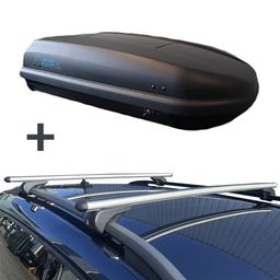 PerfectFit dakkoffer 400 liter + Nordrive dakdragers Subaru Tribeca 11/2006 t/m 07/2010