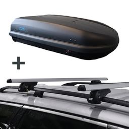 PerfectFit dakkoffer 400 liter + PerfectFit dakdragers Subaru Justy MPV 2003 t/m 2007