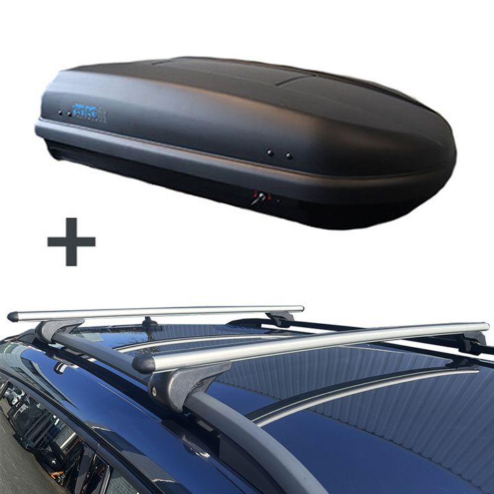 PerfectFit dakkoffer 400 liter + Nordrive dakdragers Subaru Tribeca 11/2006 t/m 07/2010