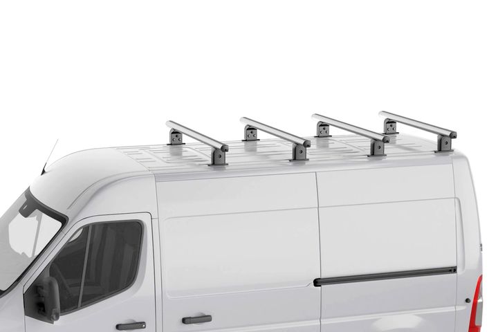 Dakdragers Renault Trafic II (X82) - L1,L2 - H2 2001 t/m 2014 set van 4 aluminium
