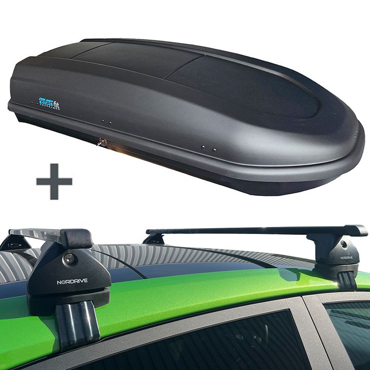 PerfectFit dakkoffer 440 liter + Nordrive dakdragers Renault Rafale vanaf 04/2024