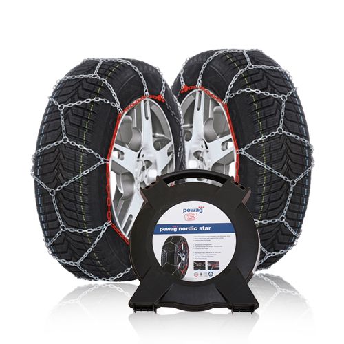 Pewag Nordic Star sneeuwkettingen 9mm Renault Fluence 2010 t/m 2014 voor bandenmaat  205/55R16