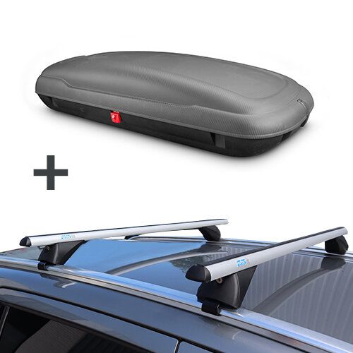 ArtPlast dakkoffer 400 liter + PerfectFit dakdragers BMW iX2 vanaf 2024
