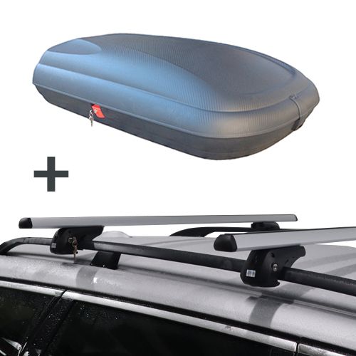 ArtPlast dakkoffer 320 liter + PerfectFit dakdragers Subaru Justy MPV 2003 t/m 2007