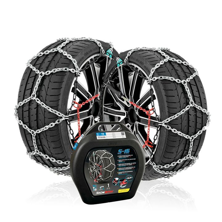 Snowdrive sneeuwkettingen 16mm Renault Master vanaf 2024 voor bandenmaat 215/75R16