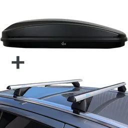 Farad dakkoffer N18 430 liter + PerfectFit dakdragers Fiat 500X vanaf 2015