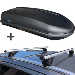 PerfectFit dakkoffer 440 liter + PerfectFit dakdragers Fiat 500X vanaf 2015