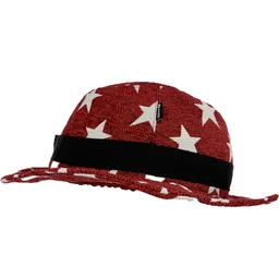 Vizorz SwitchCap fietshelmcover - Red stars classic