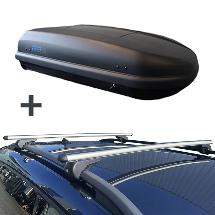 PerfectFit dakkoffer 400 liter + Nordrive dakdragers Opel Combo Tour 04/2012 t/m 12/2017