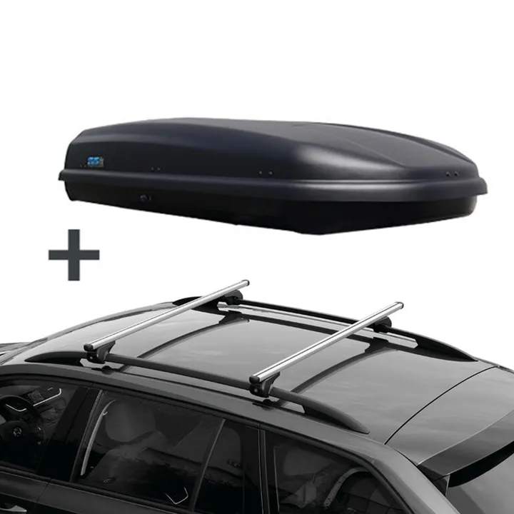 PerfectFit dakkoffer 500 liter + Nordrive dakdragers Opel Combo Tour 04/2012 t/m 12/2017